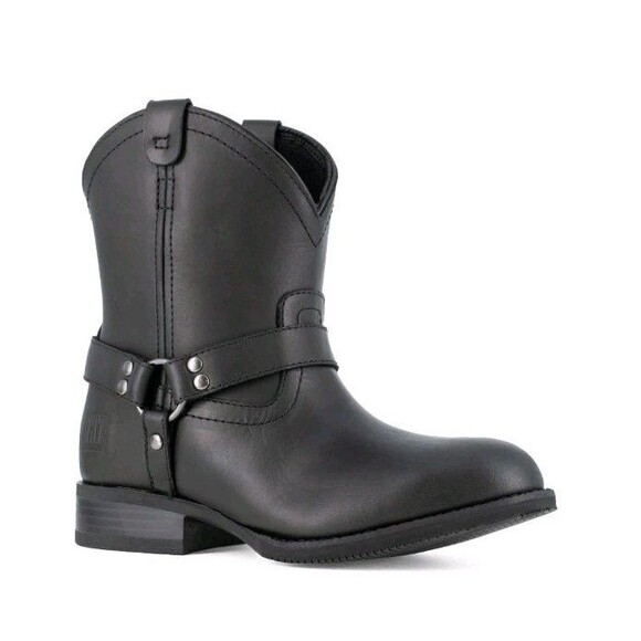 NEW FRYE The Safety Crafted Harness Work Boot Black FR40601F Women's 9.5 - Picture 1 of 11
